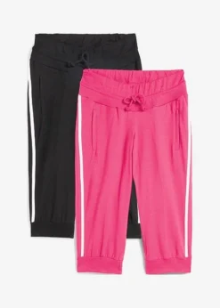 Lot De 2 Pantalons De Jogging En Coton, Coupe Corsaire 14 Lot De 2 Pantalons De Jogging En Coton, Coupe Corsaire -Mode Femme 24063207 3ArzeVhB